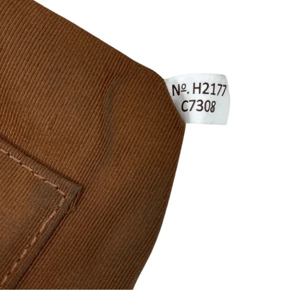 Coach EUC Rainbow Radial Print Khaki and Tan Pride Small Corner Zip Wristlet - Picture 11 of 17